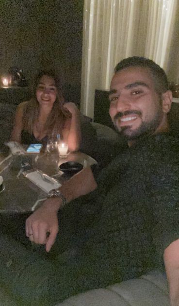 محمد الشرنوبي وزوجته