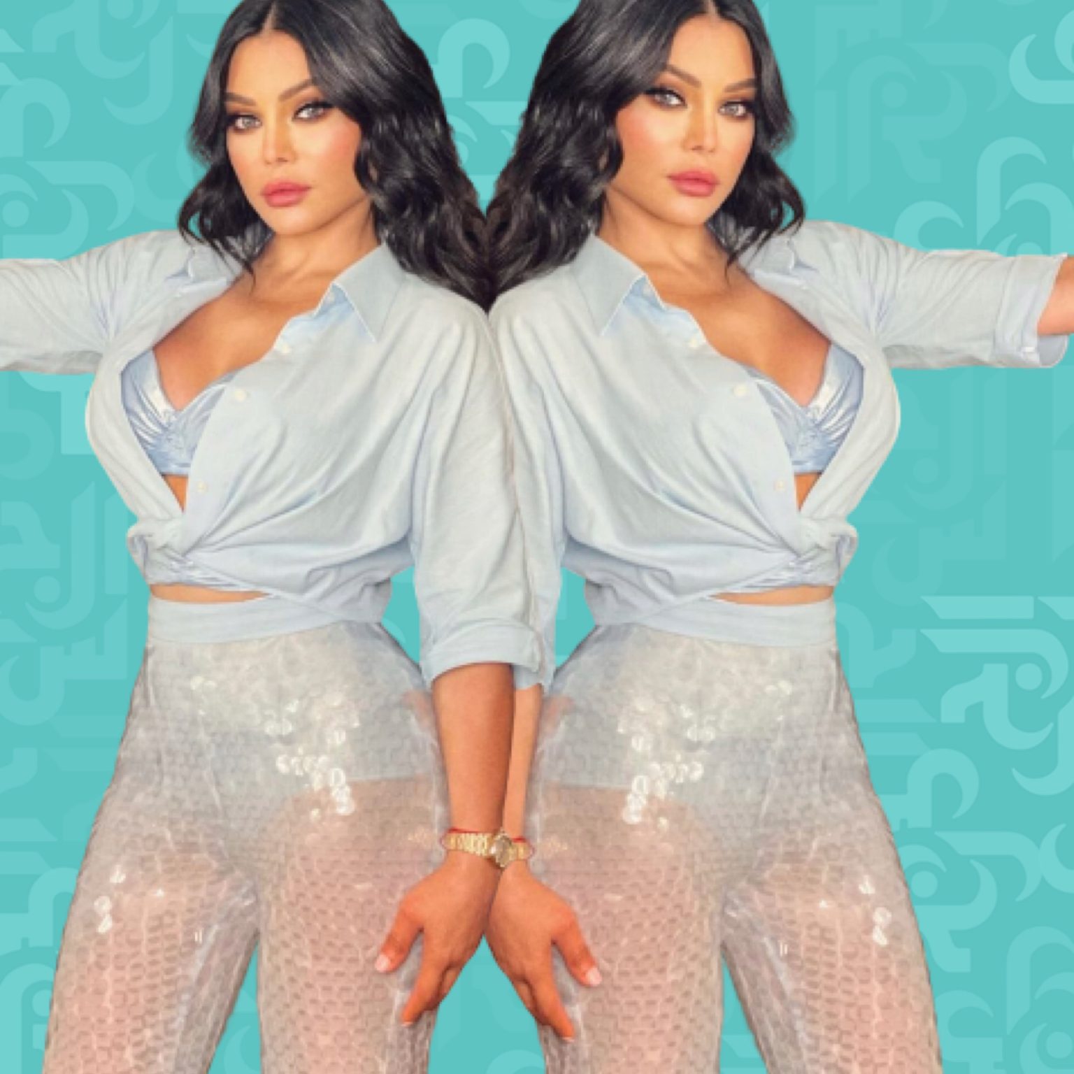 وشم هيفا وهبي يشي بوجعها الغامض - صور