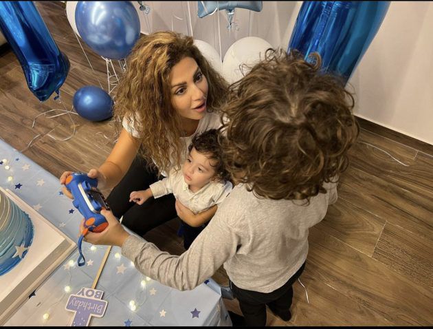 ميريام فارس تحتفل بعيد ابنها الصغير - صورة