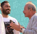 نجيب ساويرس وتامر حسني في افتتاح أضخم مشروع تجميل في مصر