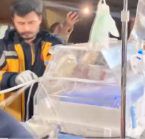 سورية أنجبت لحظة وقوع الزلزال - فيديو