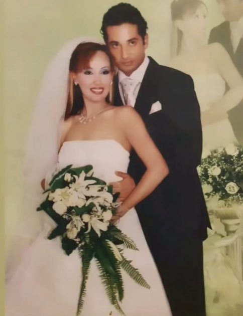 صورة من زفاف عمرو سعد وزوجته
