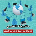 ما الذي يفعله الأشخاص في الشرق الأوسط وشمال أفريقيا عبر الإنترنت