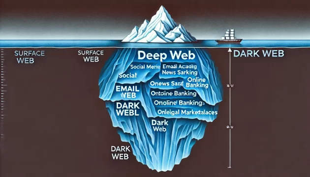 الفرق ما بين الويب العميق والويب المظلم