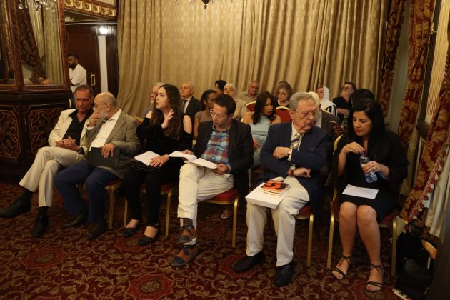 جانب من الحضور في حفل توقيع كتاب مها بيرقدار الخال