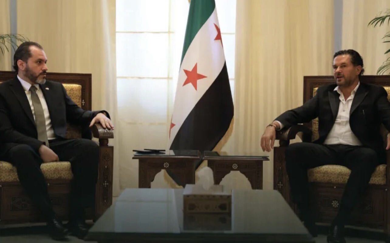 راغب مع وزير السياحة السوري