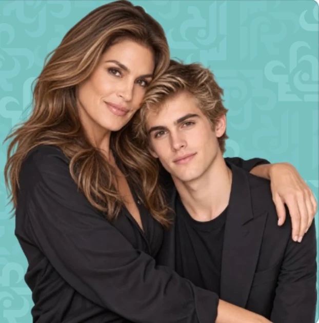 Cindy Crawford with son Presley Gerber